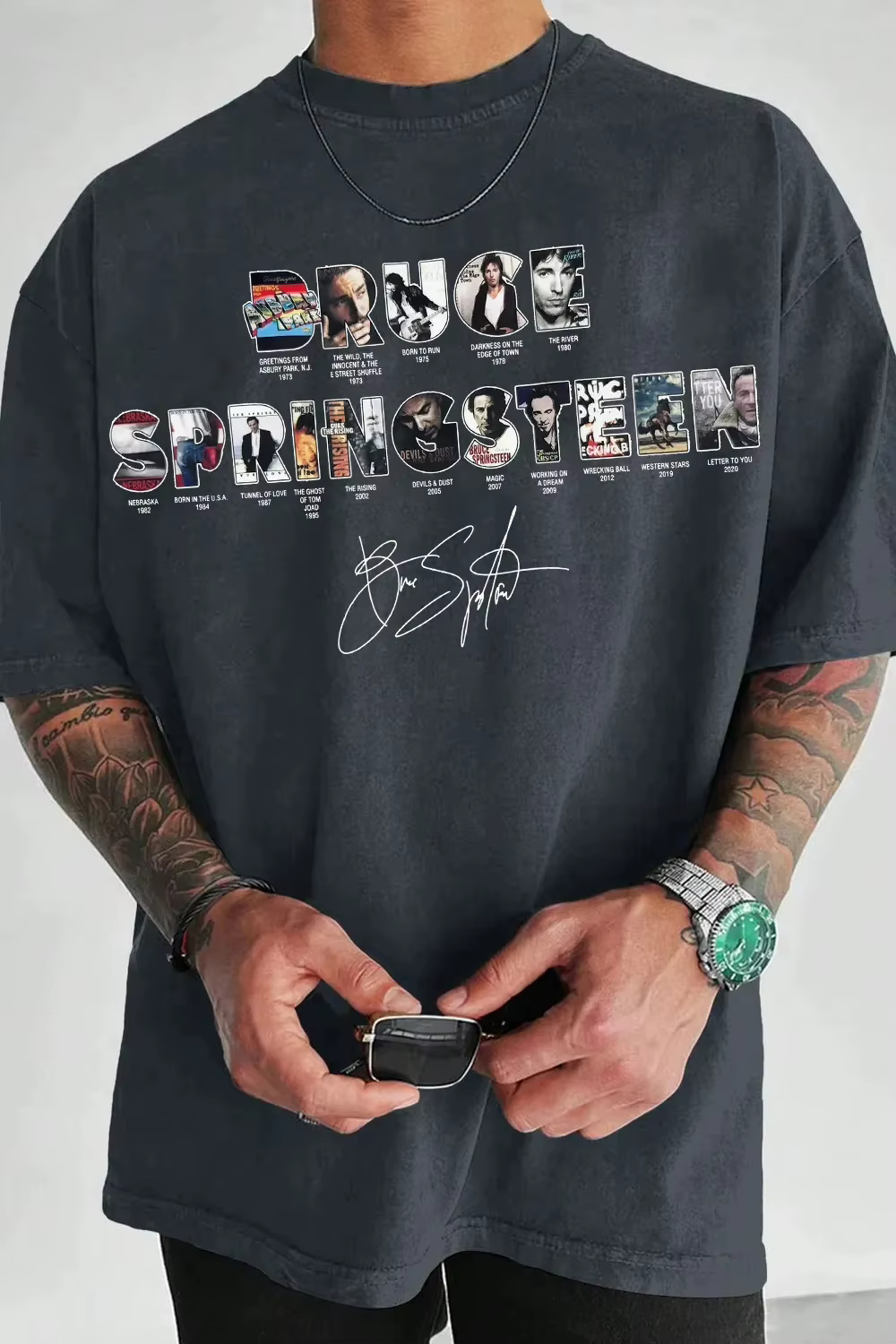 T-shirt unisexe à col rond pour hommes et femmes, 100% coton, manches courtes, style Y2k, surdimensi