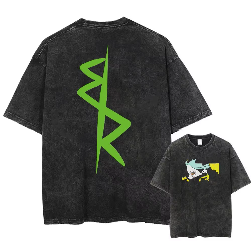 Y2k T-Shirt hommes vêtements nouveau dans les t-shirts hommes T-Shirt Camisetas Anime Cyberpunk acid