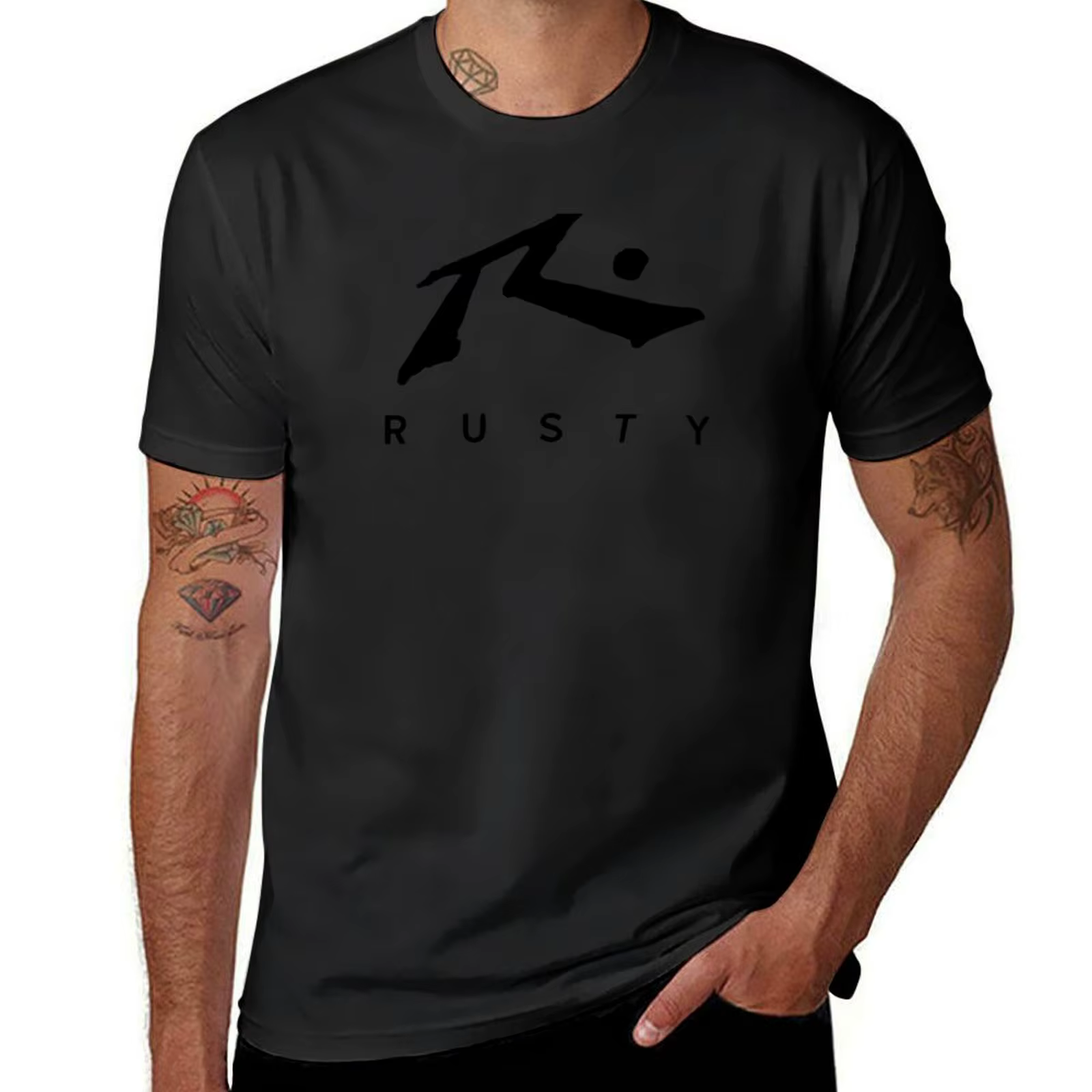 T-shirt de planches de surf rouillées pour hommes, vêtements esthétiques, graphiques amusants, conce