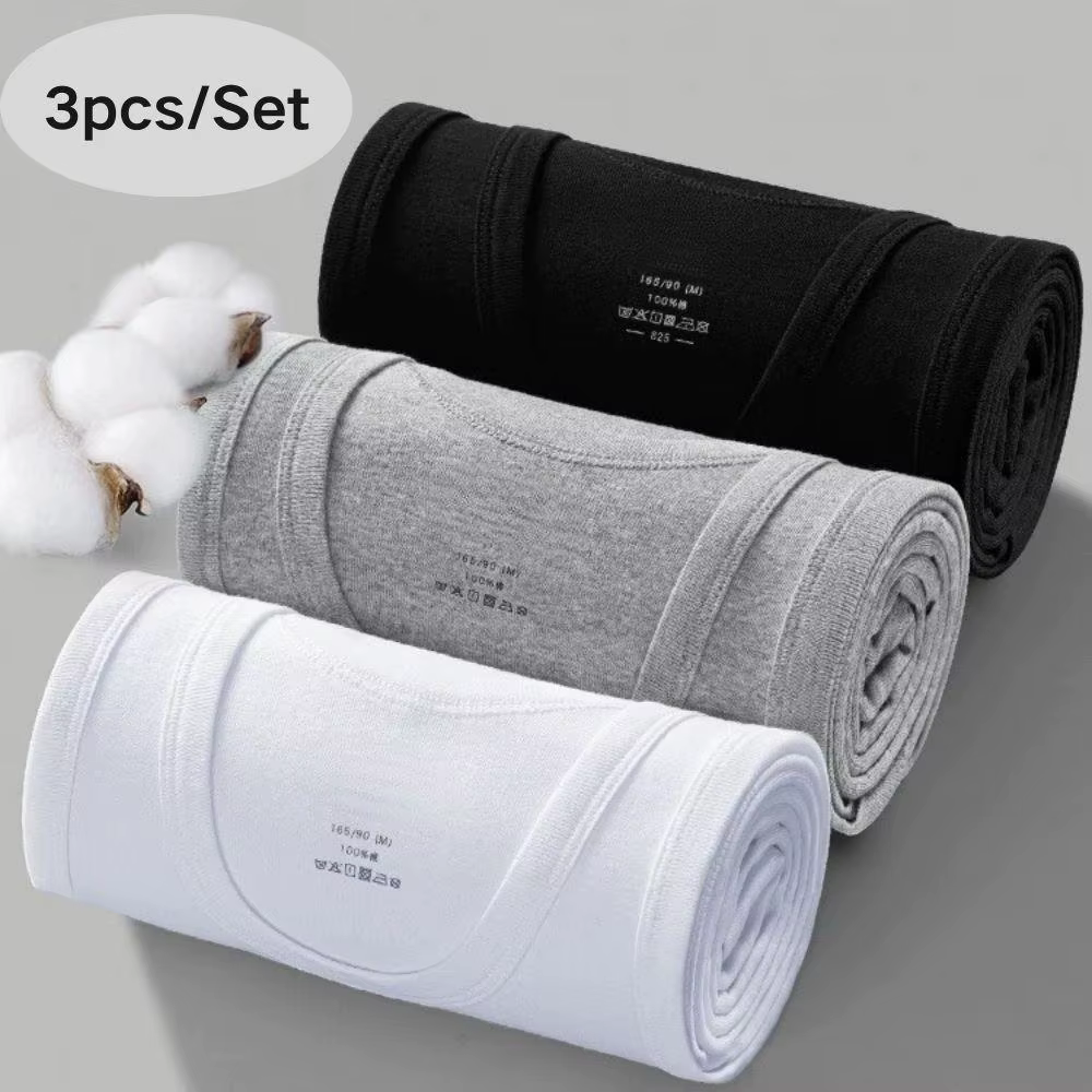 Débardeur en coton pour hommes et femmes, 3 pièces/lot, sans manches, solide, gilet musculaire, sous