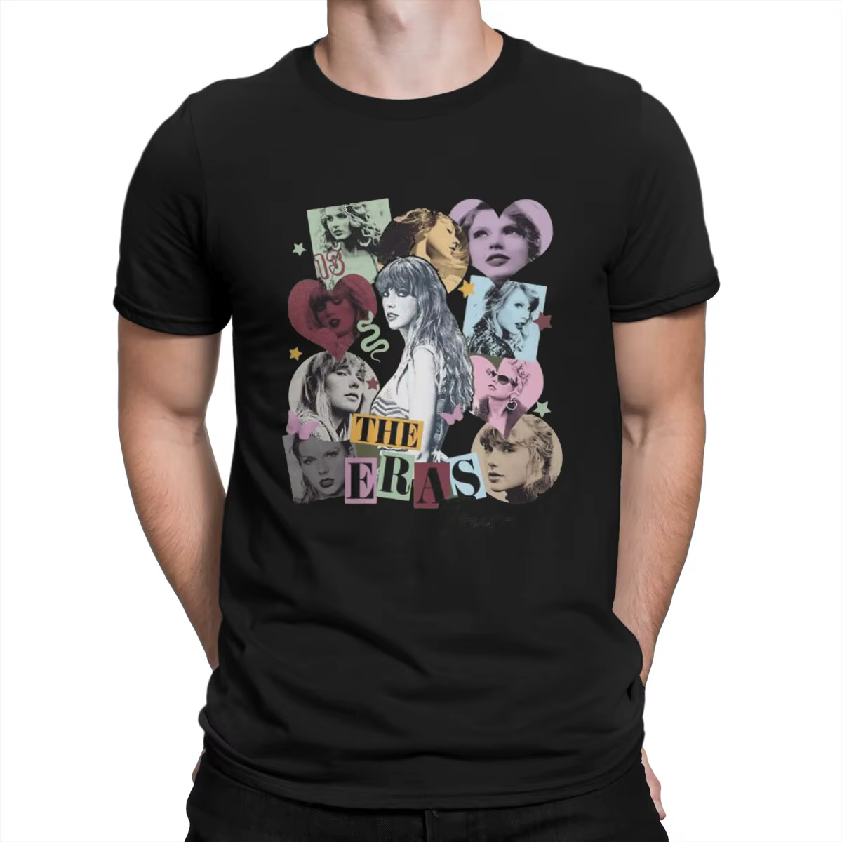The Eras Tour T-Shirt pour hommes t- taylor Vintage coton t-shirts col rond manches courtes t-shirts