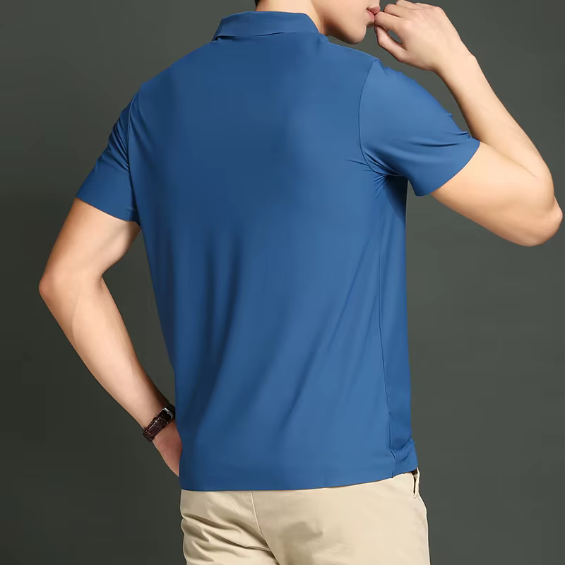 YJKVUR 2026 Nouvelle Collection Été – Polo Homme 3 Boutons Décontracté pour le Travail, T-shirt Séch