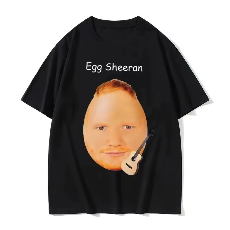 T-shirts humoristiques Ed Sheeran Meme pour hommes et femmes, mode décontractée, style Harajuku, t-s