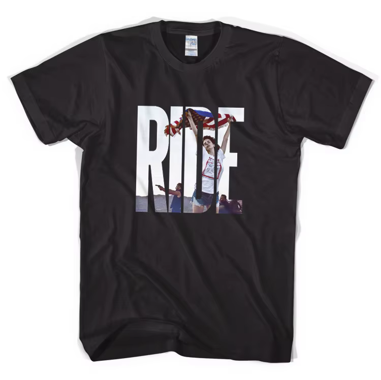 T-shirt manches courtes Lana Del Rey RIDE, en coton, à la mode, pour hommes et femmes
