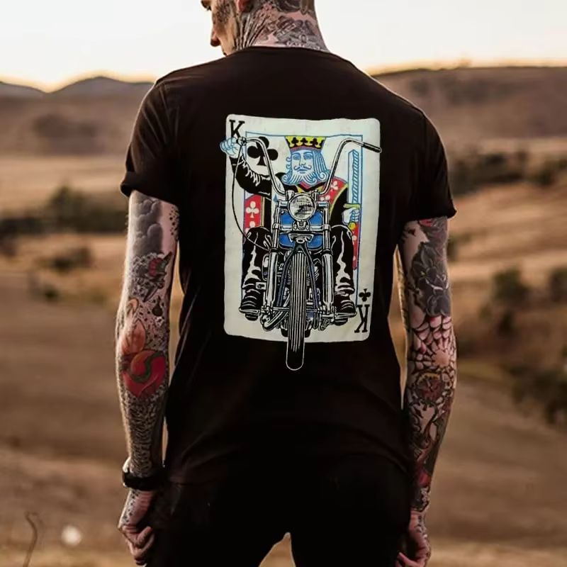 T-Shirt à manches courtes pour hommes, matériel d'impression 3D, graphique, tendance, respirant, déc