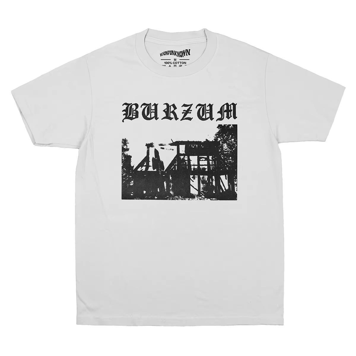Burzum T-Shirt noir métal 90S Darkthrone Bathory Varg Vikernes hommes manches courtes coton été T-Sh