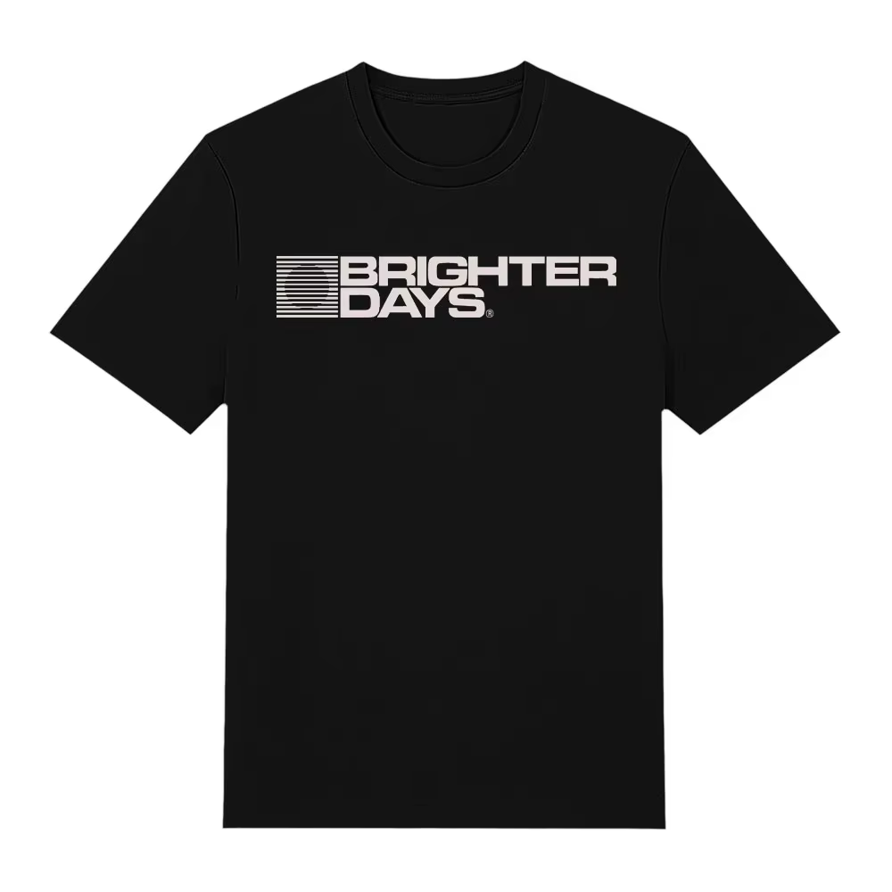 T-shirt tendance Ariana Grande Brighter Days avec logo, collection 2026, style Y2K, en coton, pour h