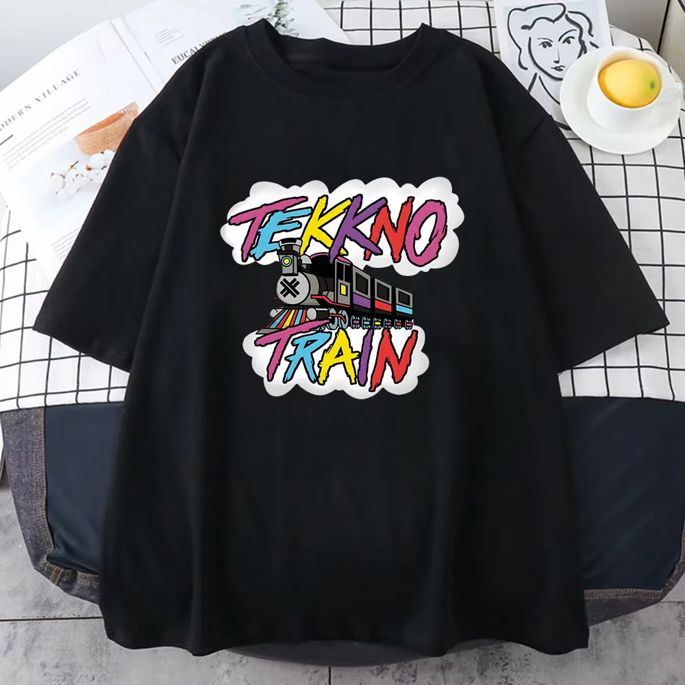TePatrick no-T-shirt unisexe en coton imprimé graphique, tee-shirts de bande de callboy électrique,