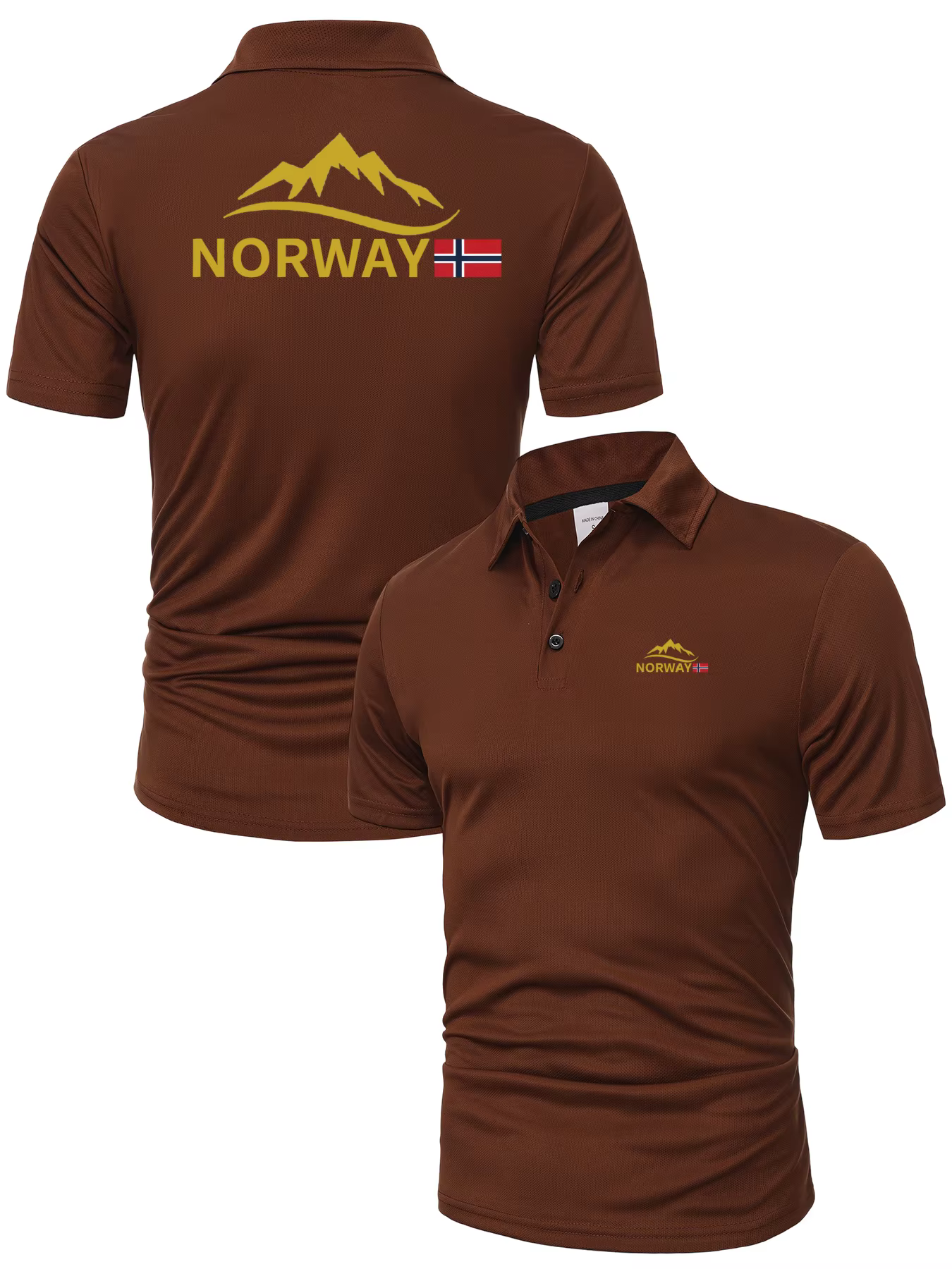 Polo respirant à manches courtes pour homme avec col rabattable, t-shirt de sport et de fitness pour