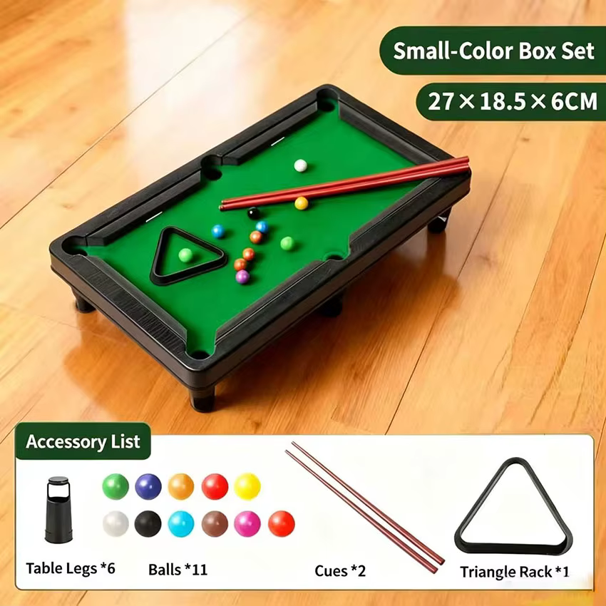 Table de billard miniature pour la maison, table de billard de bureau pour l'intérieur, idéale pour 