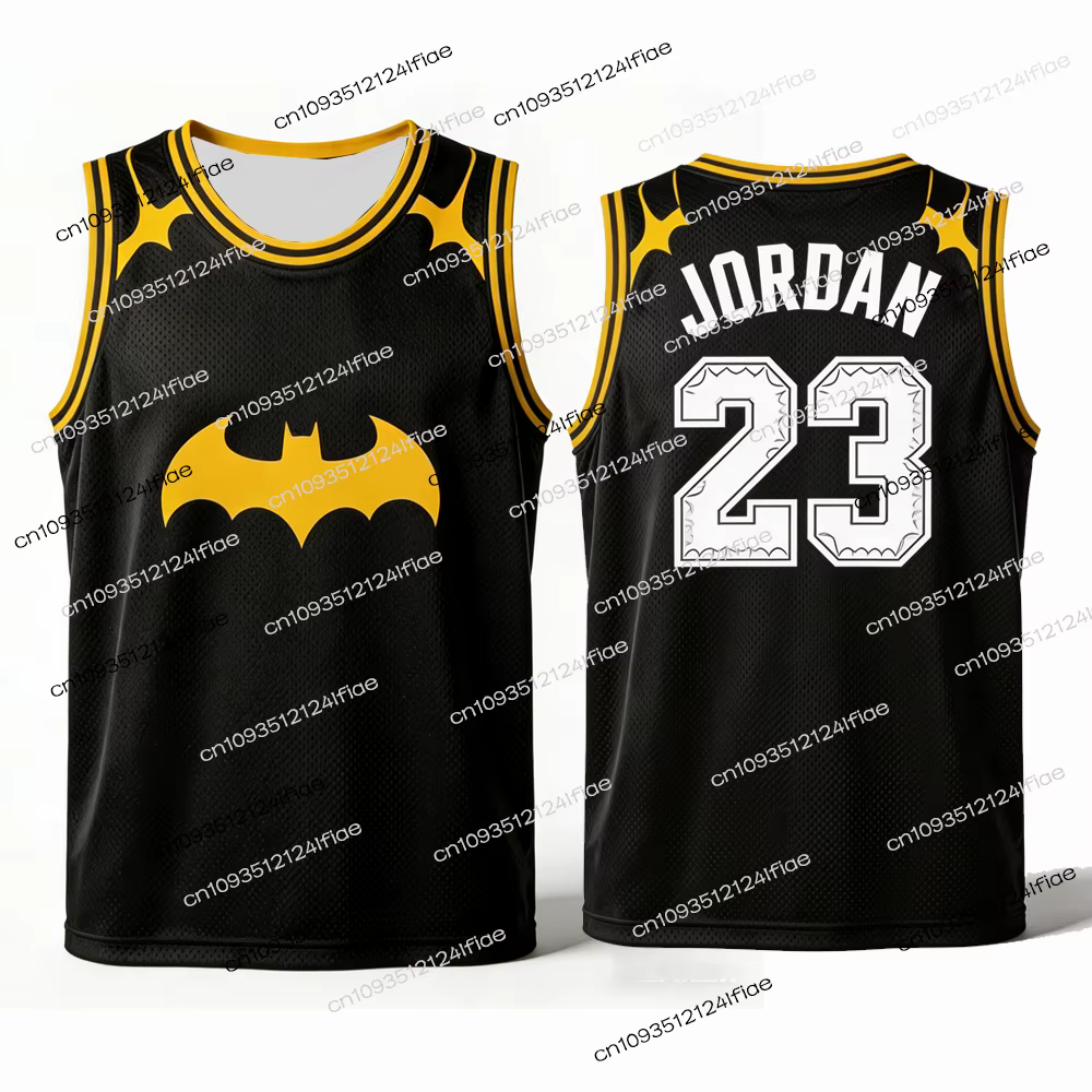 Nouveau Maillot de Basketball Batman Jordan pour Homme 2026, Sportif Décontracté, Respirant, Confort