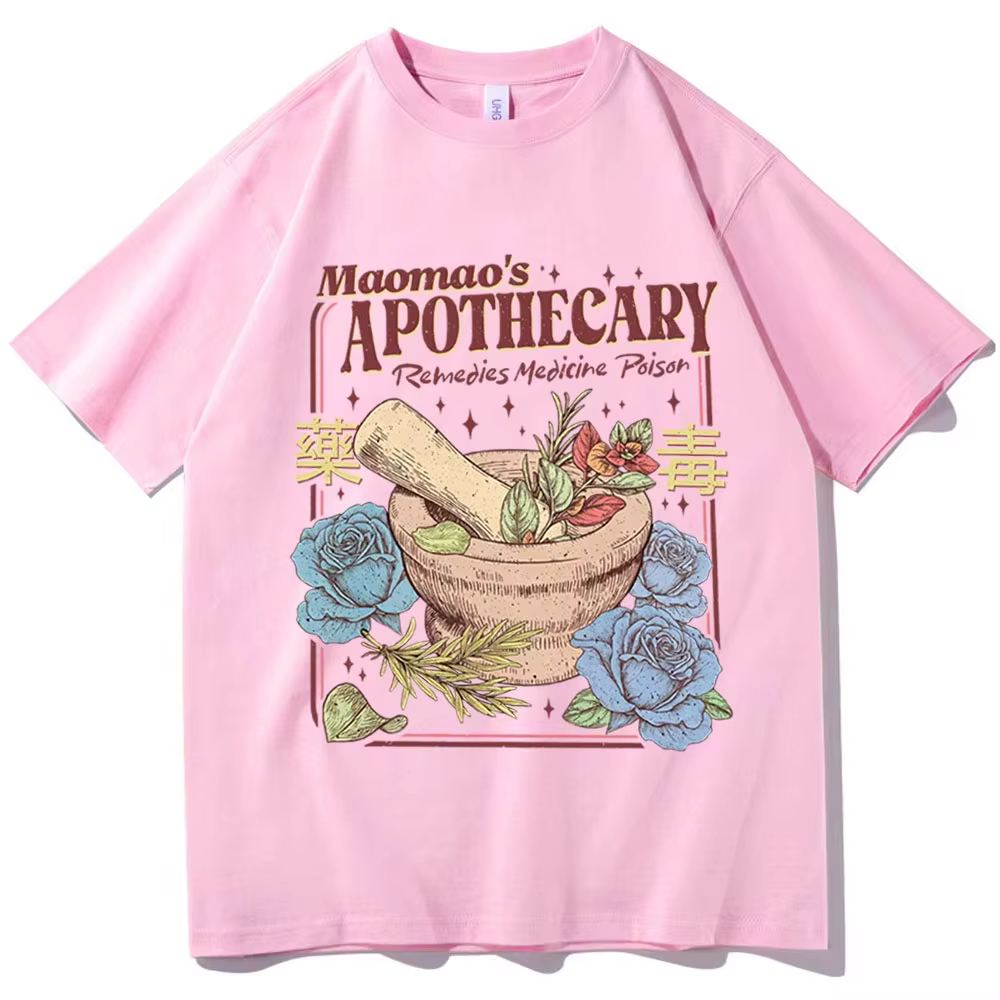 T-shirt The Apothecary Diaries Mao Mao's Apothecary pour homme et femme, Harajuku, manches courtes, 