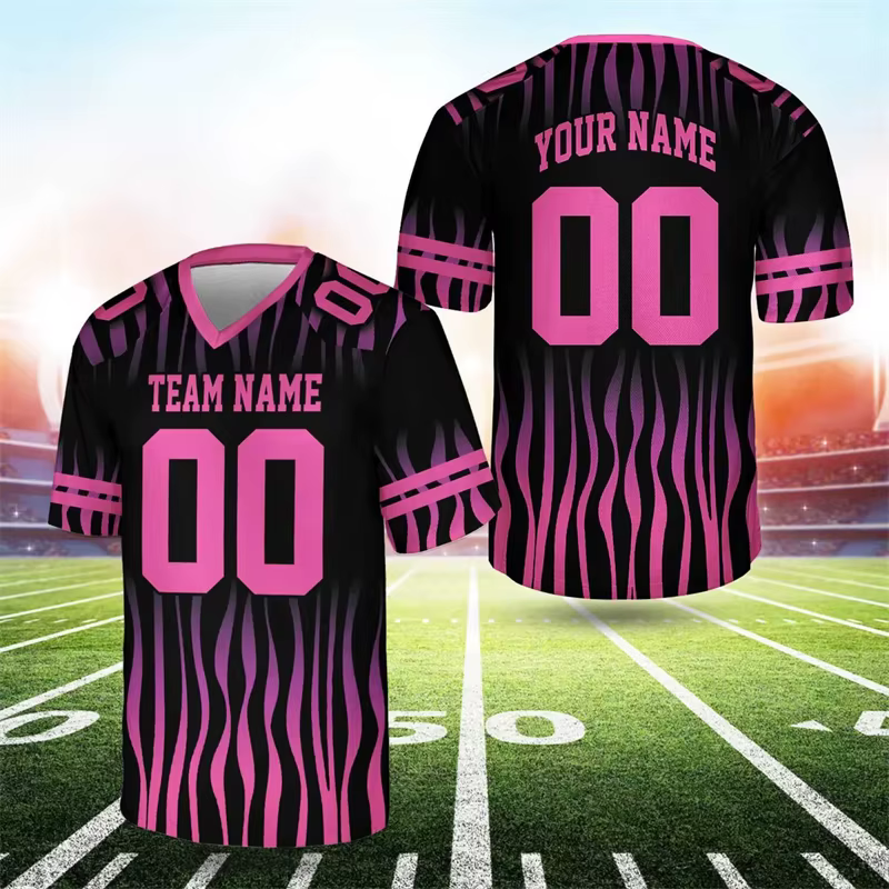 T-shirts de sport pour hommes, uniforme de l'équipe de Football, nom personnalisé, maillot, hauts am