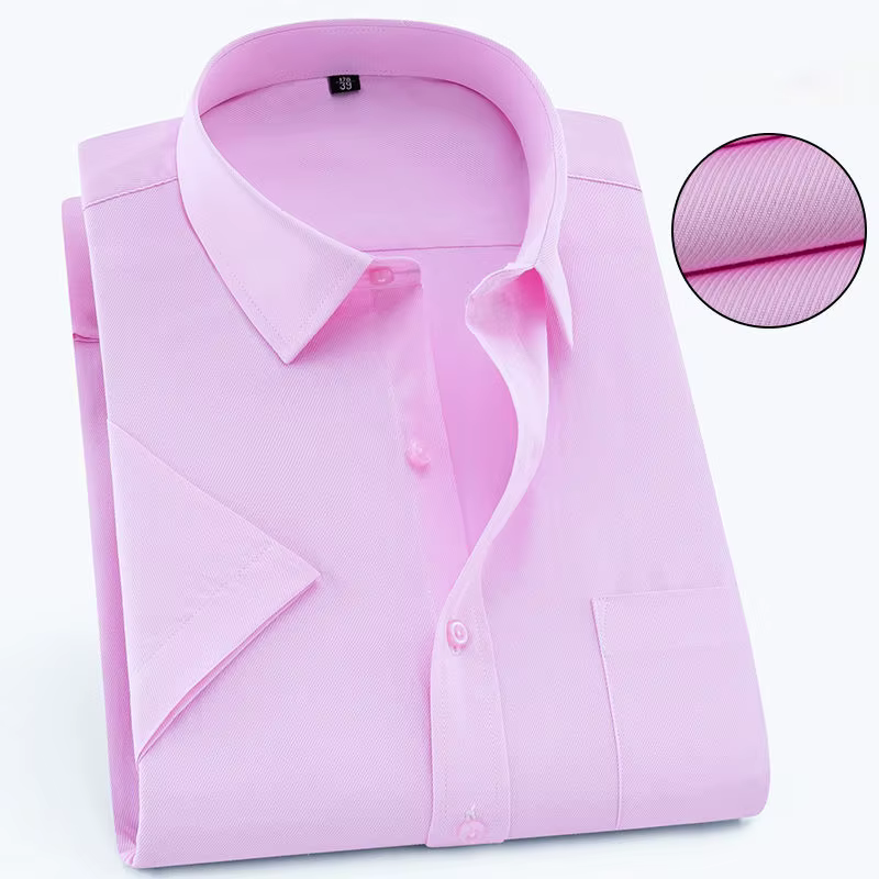 Chemise à manches courtes pour hommes, décontractée, classique, à carreaux, rayé, à carreaux, robe s
