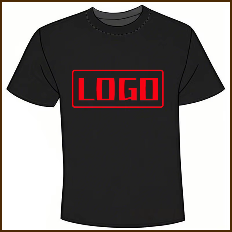 Pour homme votre image t-shirt d'été quotidien Logo texte Photo impression conception à manches cour