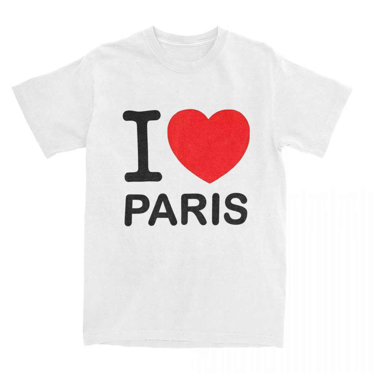 T-Shirts I Love Paris Gifts pour hommes, Économie Harajuku I Coussins Paris France French Beach Tees