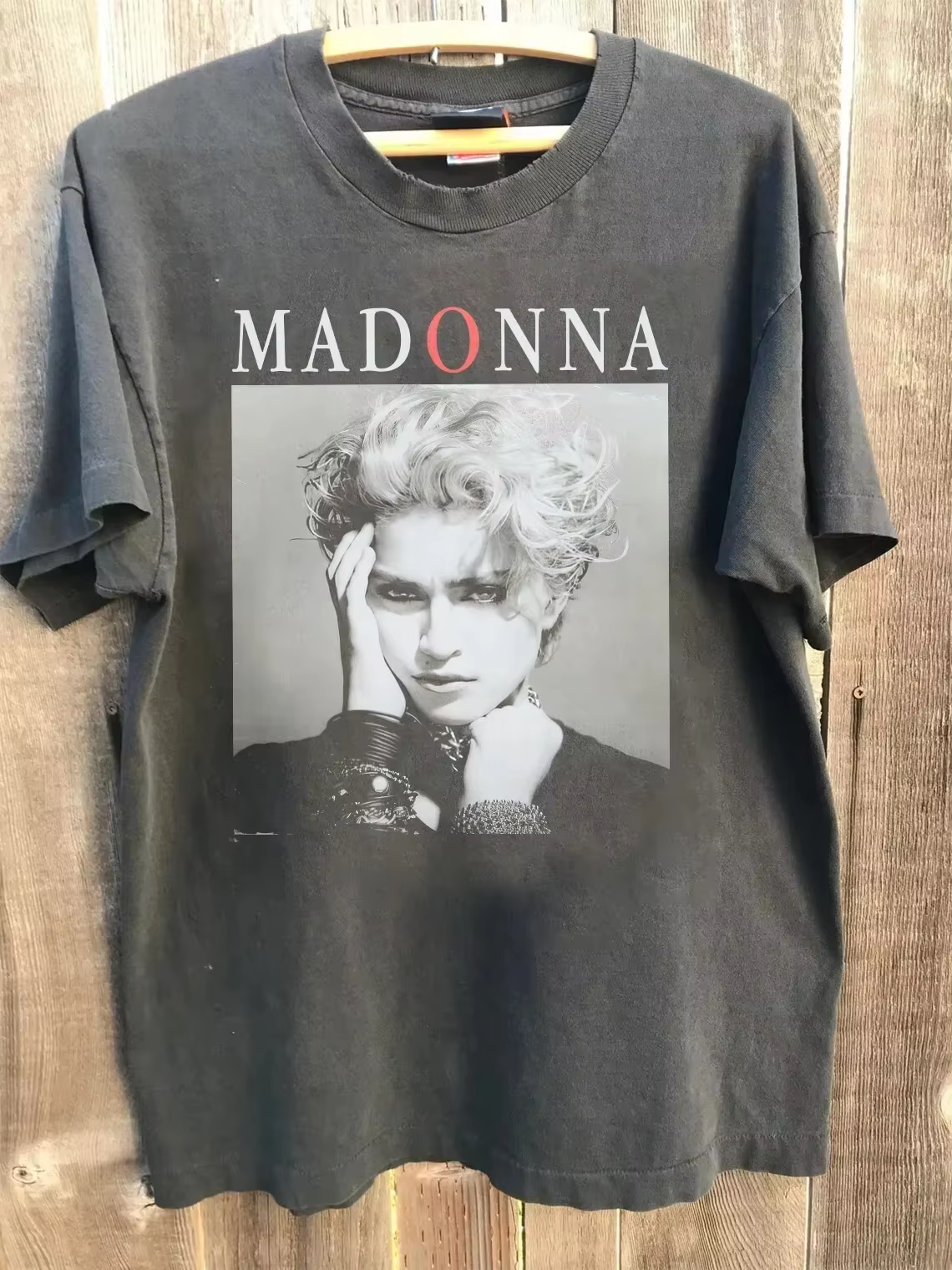 T-shirt rétro des années 80 Madonna, T-shirt avec couverture d'album Madonna, T-shirt d'été ample et