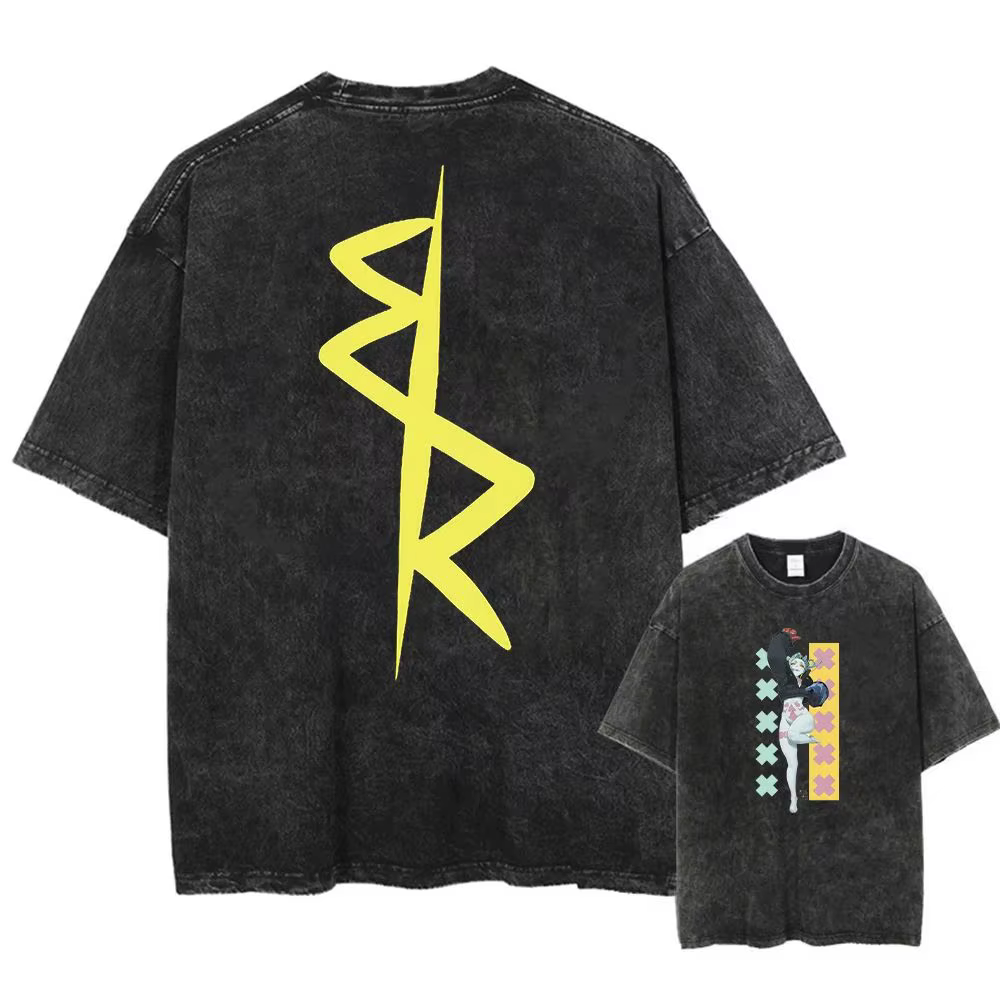 Y2k T-Shirt hommes vêtements nouveau dans les t-shirts hommes T-Shirt Camisetas Anime Cyberpunk acid