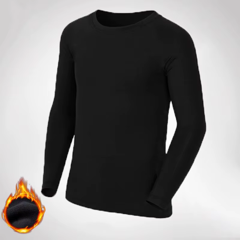 T-shirt thermique long pour enfant, vêtement de sport, fitness, basket-ball, football, randonnée en 