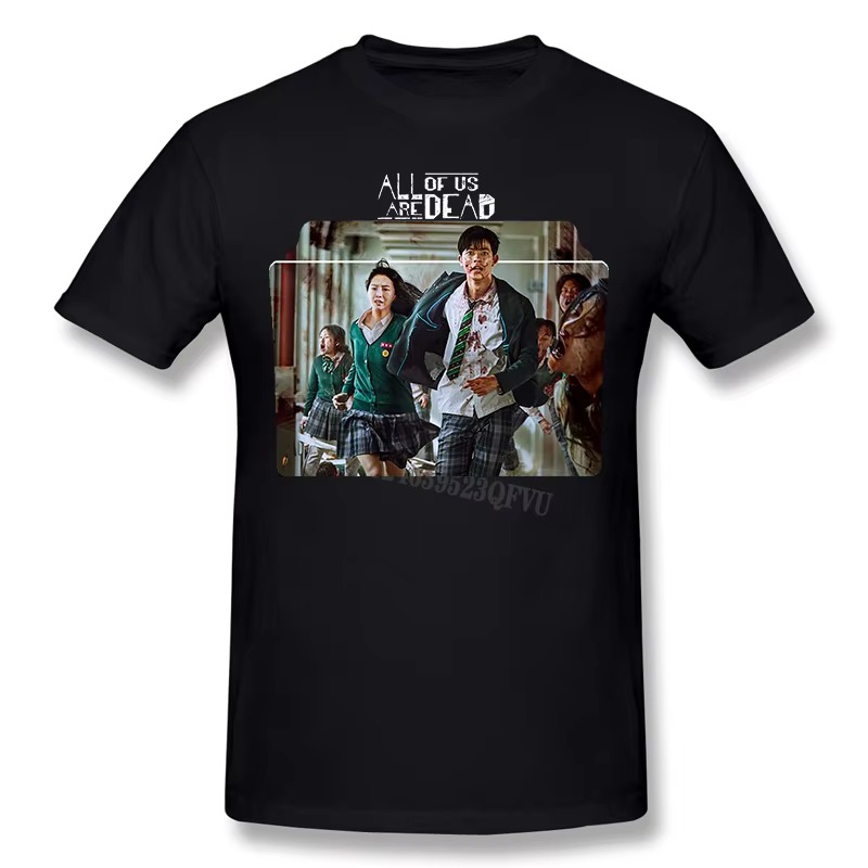 T-shirt homme 100 coton, humoristique, à la mode, film coréen, pour femmes et hommes, livraison grat