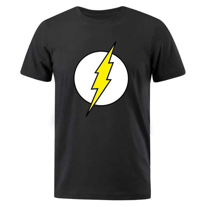 T-SHIRT en coton avec impression de la foudre pour homme, vêtement décontracté, grande taille 3XL, o