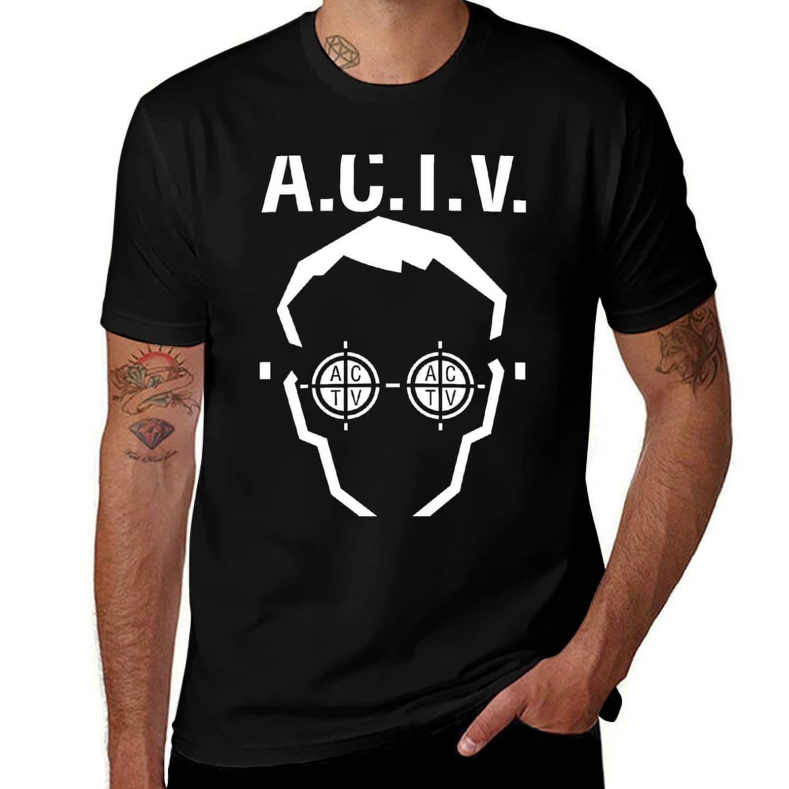 ACTV Valencia 1 T-Shirt coton homme t-shirts mignon hauts luxe t-shirt drôle t-shirts hommes