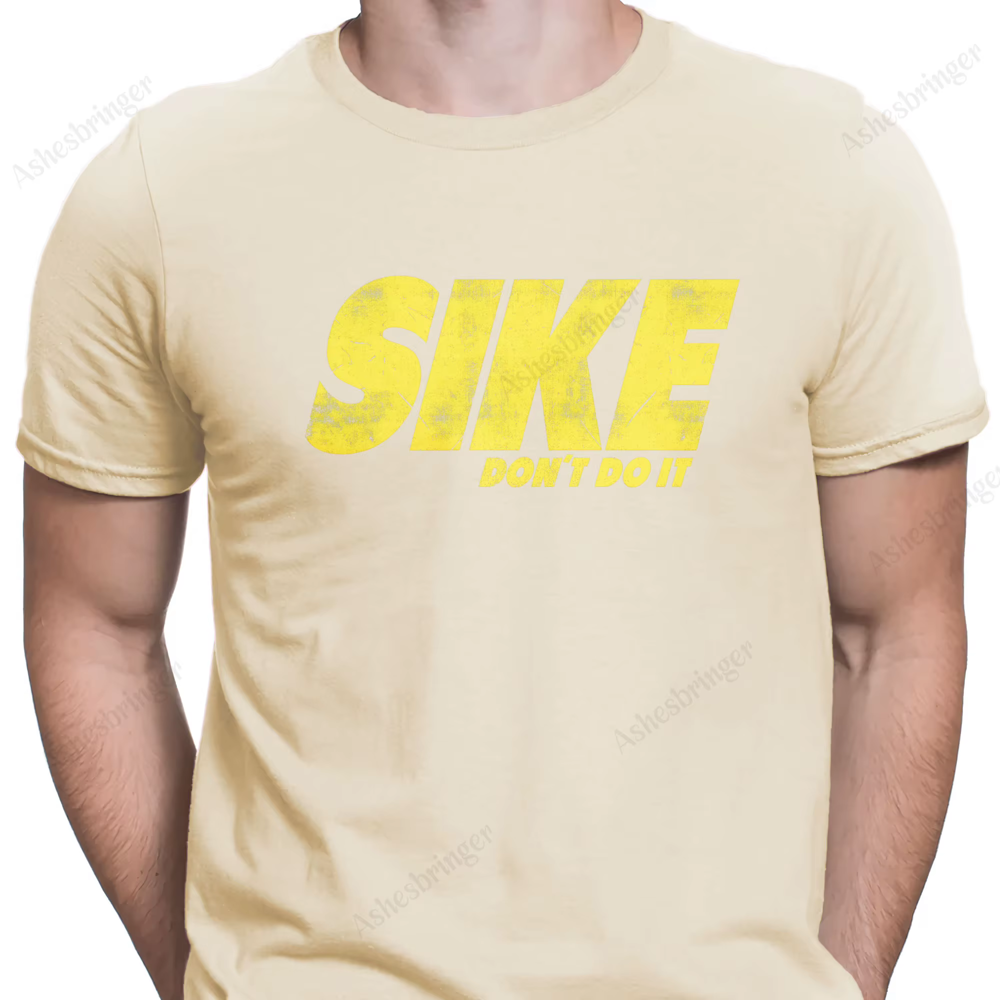 SIKE, DON'T DO IT T-Shirt DRÔLE Journal d'un enfant Wimpy PREMIUM COTON Tee Street Style décontracté