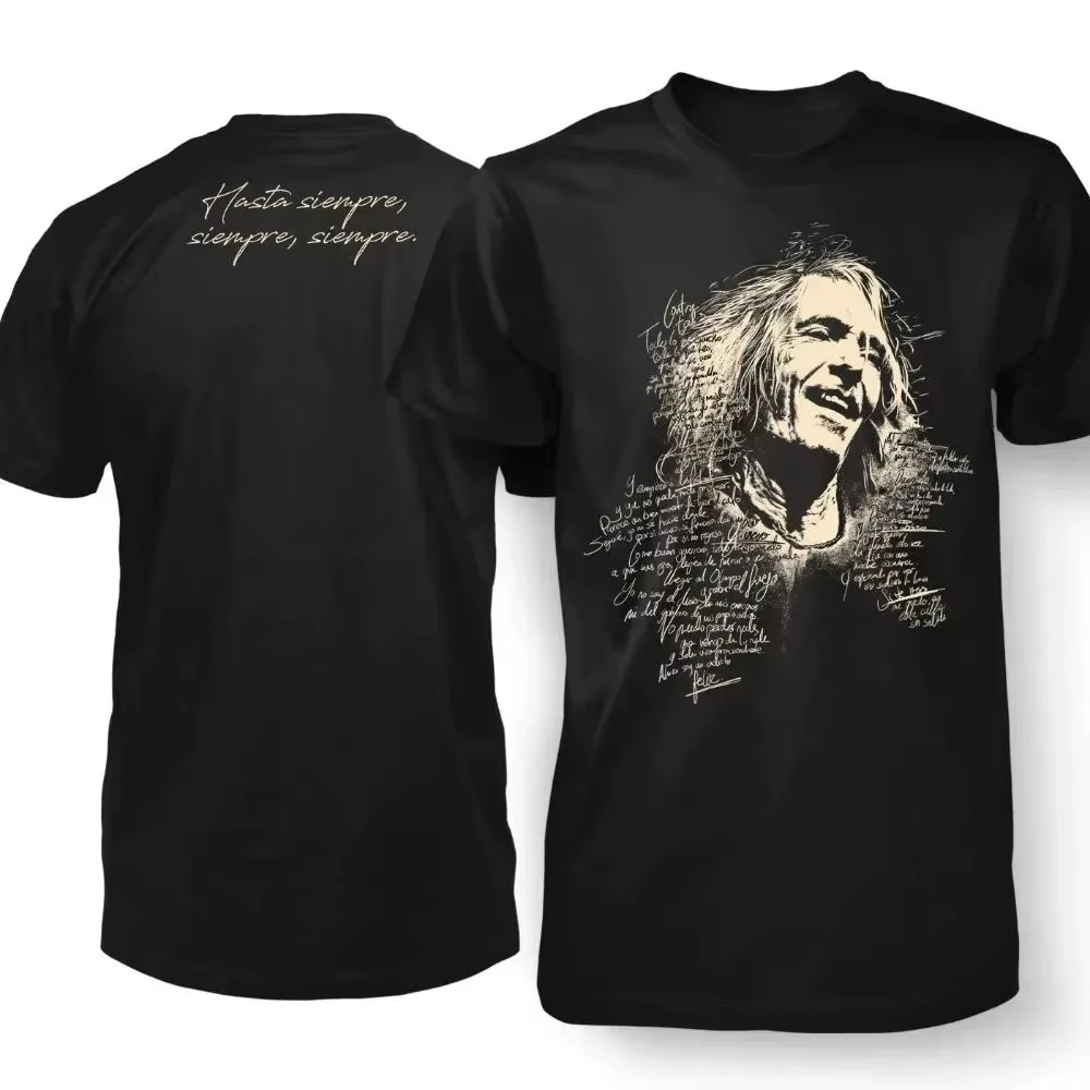 Rock King Tops Extremoduro Roberto Iniesta T-shirt à imprimé graphique 2026 Nouveauté été Y2K Punk T