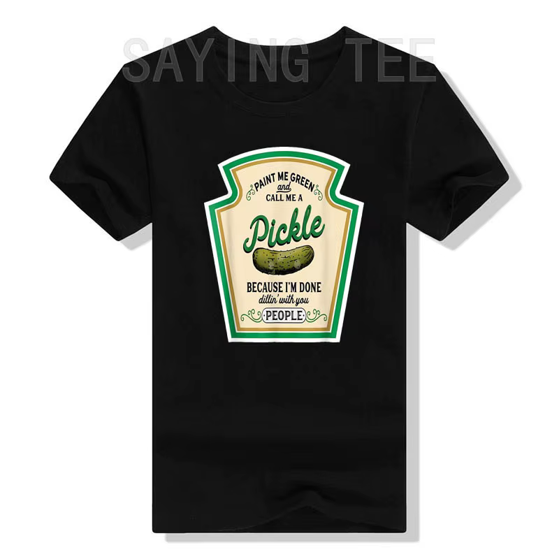 T-shirt humoristique et humoristique, humoristique et humoristique, peint moi vert et appelez-moi A 