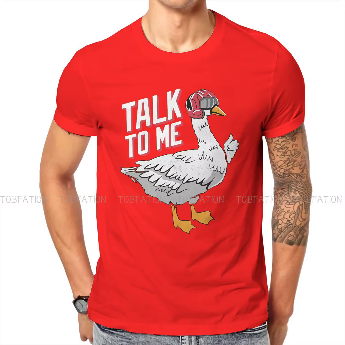 Top Gun Maverick Goose Film Original TShirts Talk To Me Goose Personnalisez zones me T Shirt Nouvell