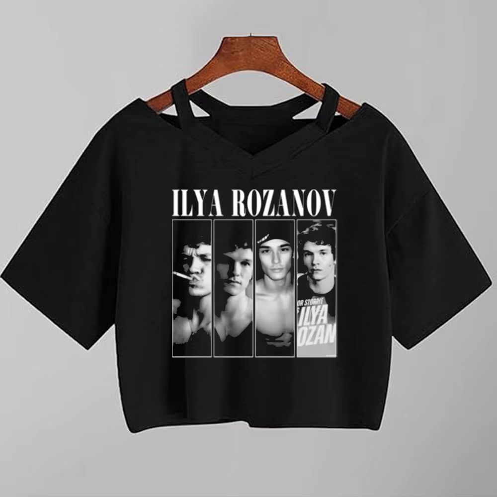 T-shirt Crop Top Heated Rivalry Rozanov & Hollander Ilya Rozanov Shane Hollander 81