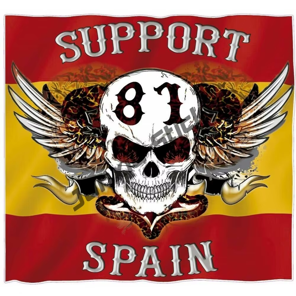 Autocollants espagnols en vinyle, autocollants pour abonnés en Espagne, Barcelone, Malaga, MAcoupon,