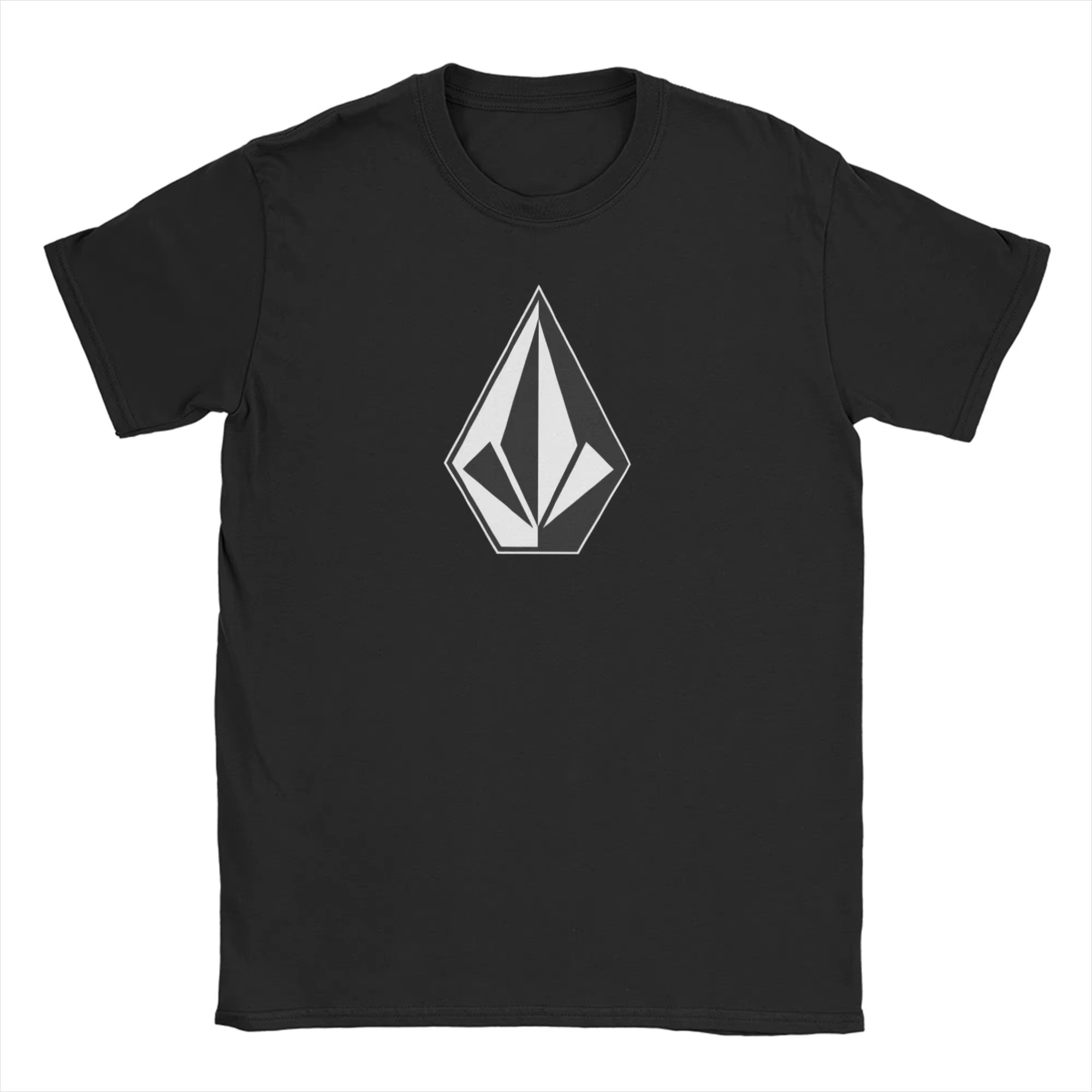 Volcoms T-Shirt été 100% coton t-shirts pour hommes loisirs Logo personnalisé T-Shirt à manches cour