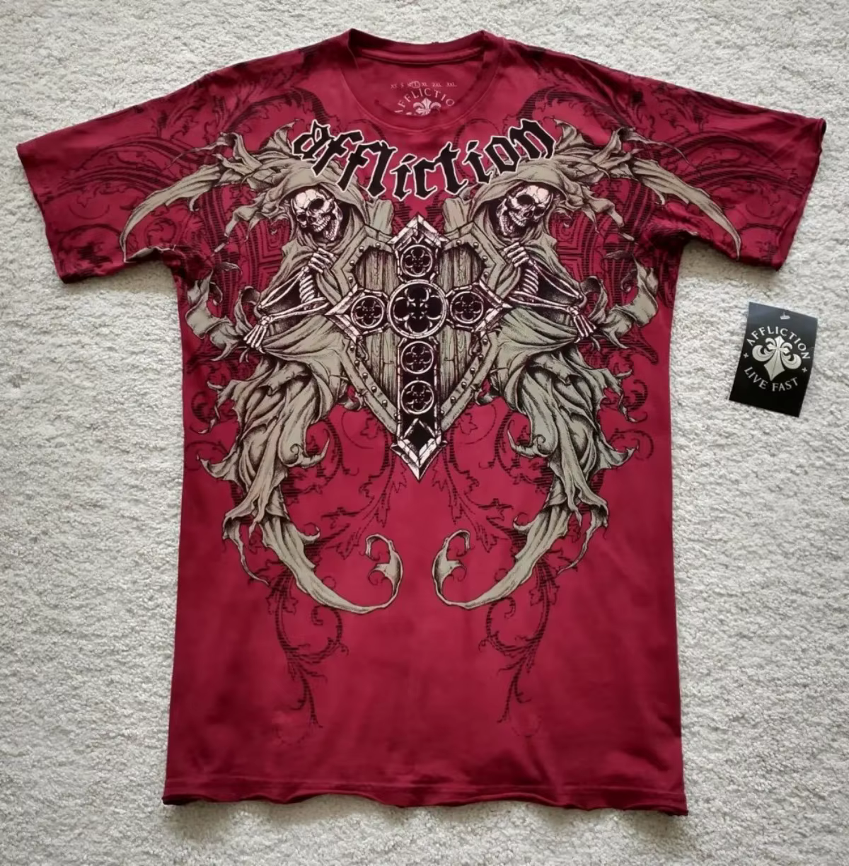 T-shirt d'été pour homme, col rond, imprimé ailes d'ange gothiques et lettres, confortable et respir