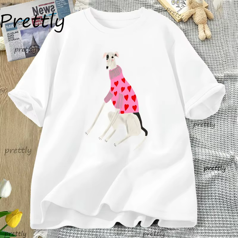 Chiot drôle T-shirt hommes femmes mignon chien de compagnie T-shirt imprimé haute qualité coton à ma