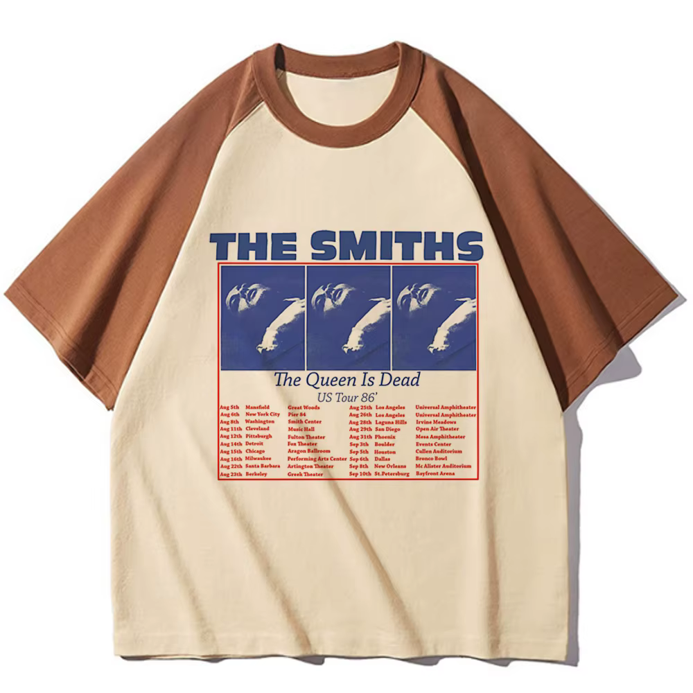 T-shirt extensible à motifs pour femmes, vêtements de bande dessinée, jeune, the Smith, 600