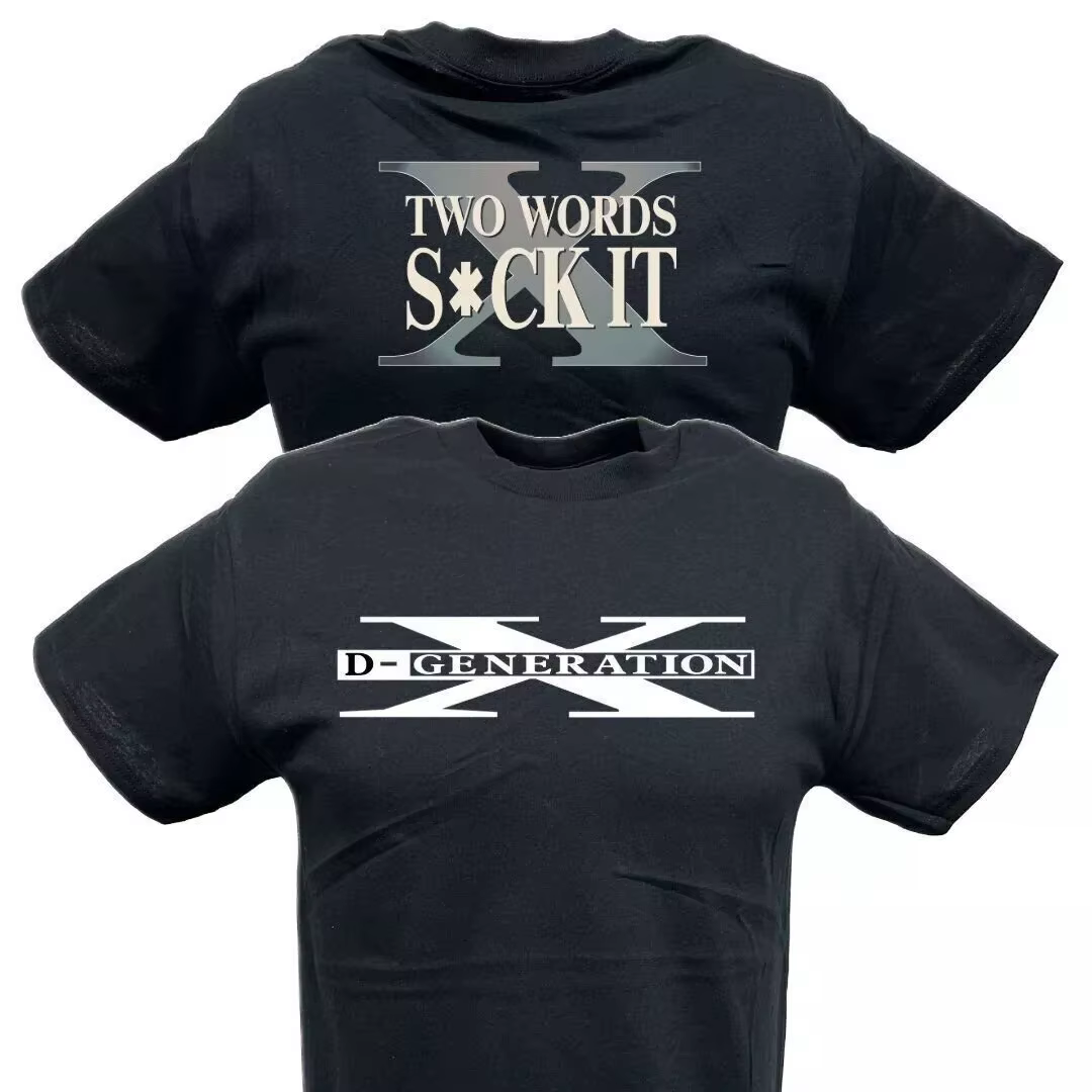 2026 nouveau DX D génération X deux mots sucer classique Logo T-shirt rétro coton hommes et femmes h