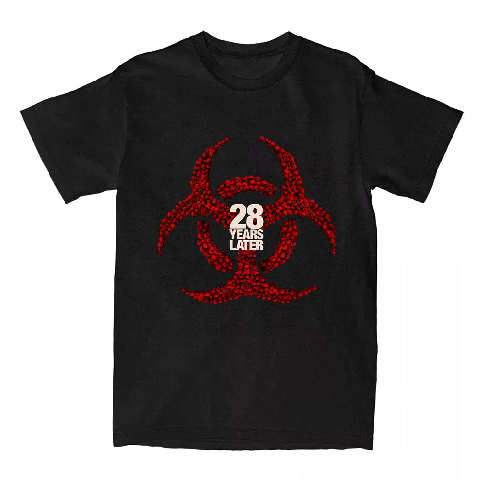 2025 nouveau Film 28 ans plus tard T-shirt Film d'horreur impression mode t-shirts femmes hommes vêt