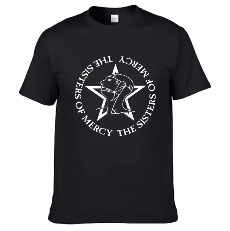 T-Shirt à Manches Courtes en Coton pour Homme et Femme, Vêtement à la Mode, Style Gothique, Rock, Po