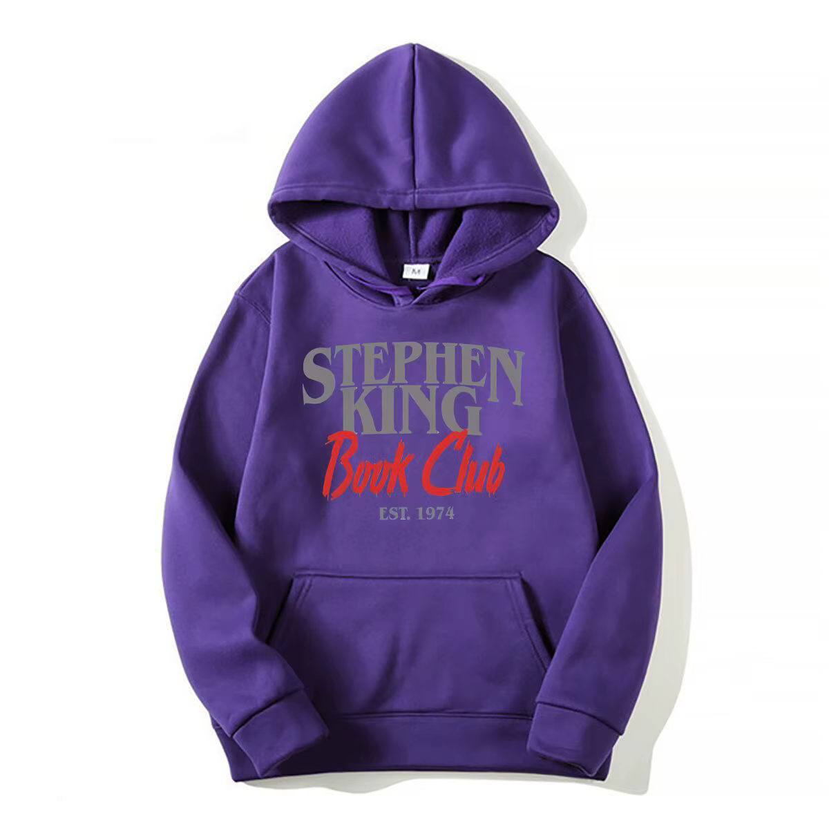 Stephen King PleClub-Sweats à capuche graphiques surdimensionnés pour hommes, Économie blancs, Sweat