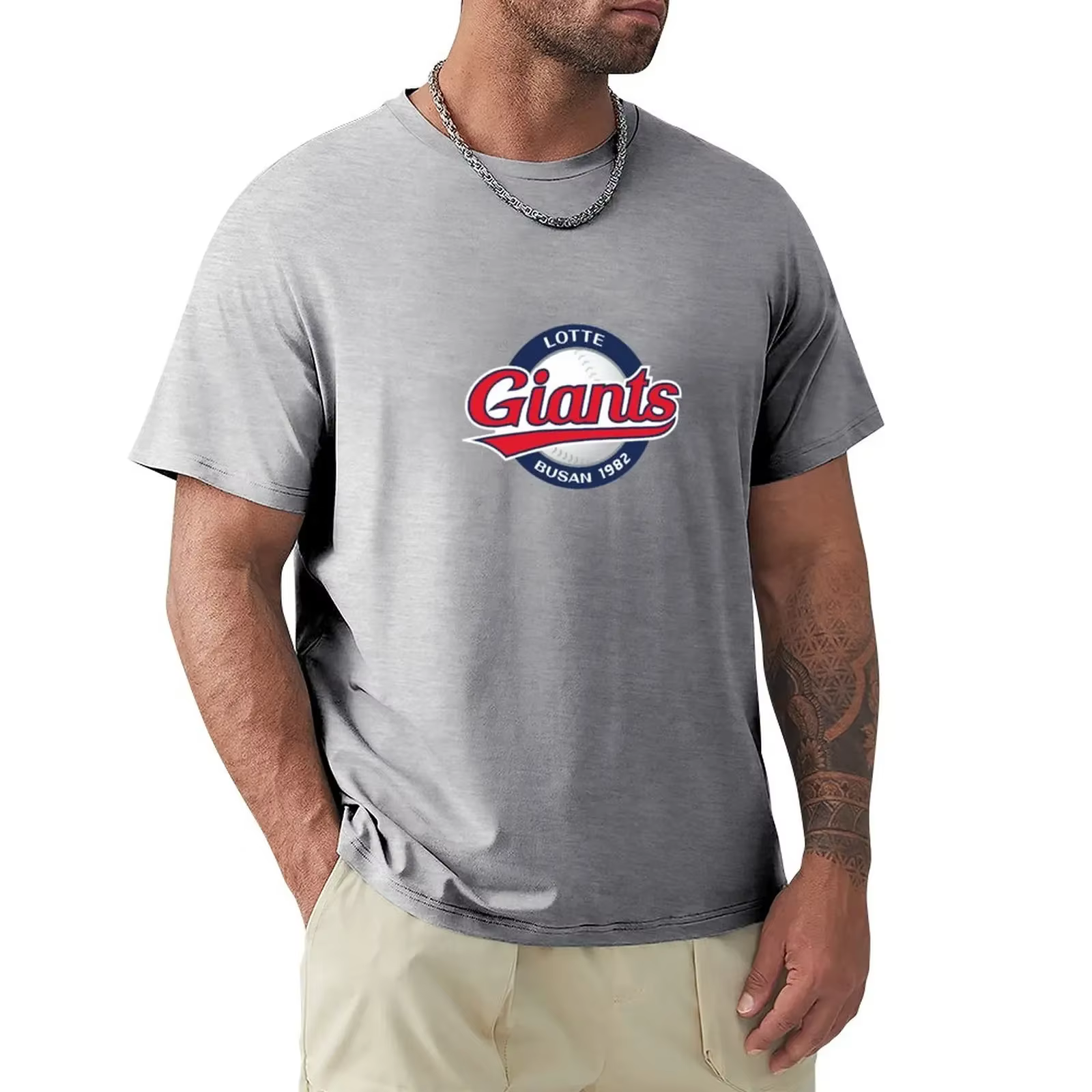 T-shirts noirs pour hommes KBO LOTTE GIANTS BUSAN Logo emblème-coréen Baseball Merch chapeau casquet