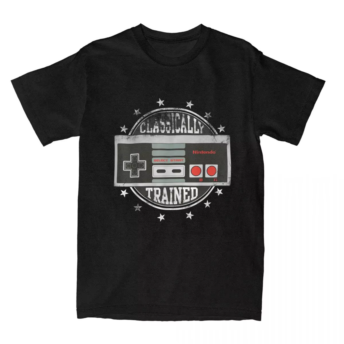 T-Shirt en Coton pour Homme, Estival et Rétro avec Irritation de Nintendo AnjContrmatérielle, Vêteme