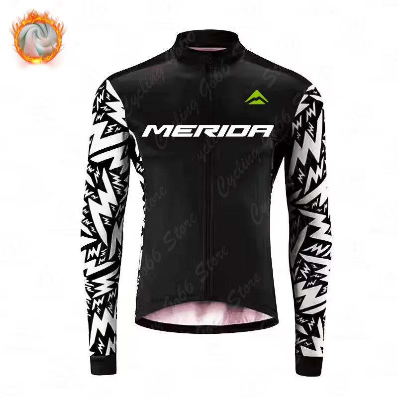 Merida hiver thermique polaire vêtements de cyclisme vélo de route uniforme homme équipement de vélo