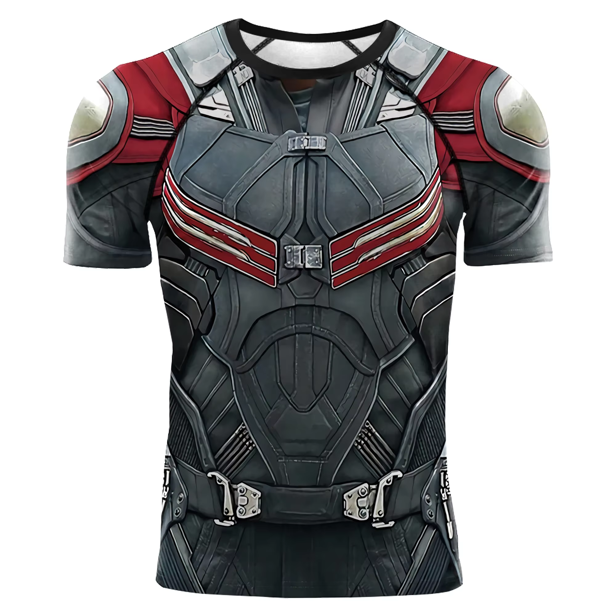 Smile Hero Cosplay Costume pour homme, T-shirt imprimé Mecha, Économie de compression à séchage rapi