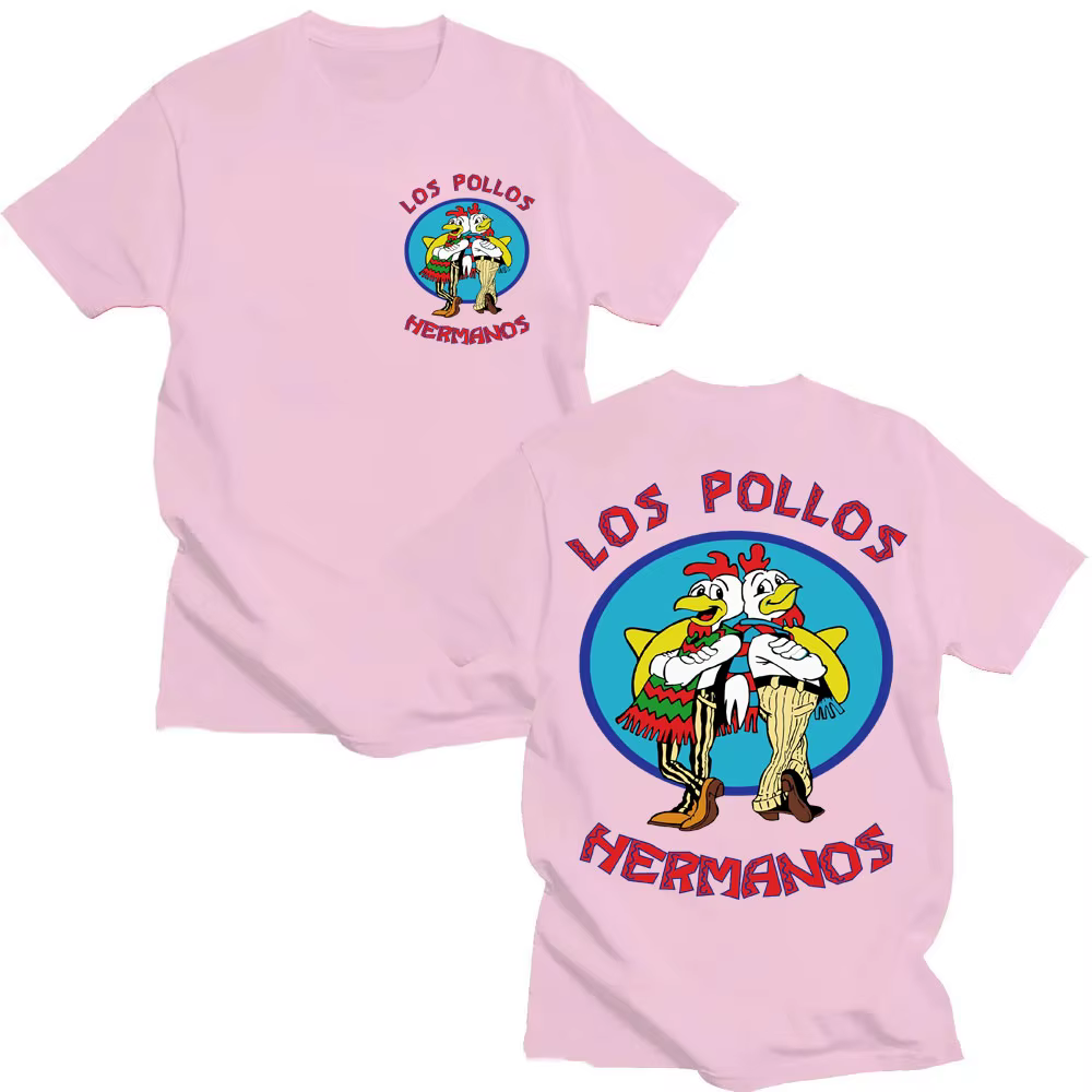 T-shirts de la série télévisée Breaking Bad Los Pollos Hermanos, T-shirt drôle des frères poulets po