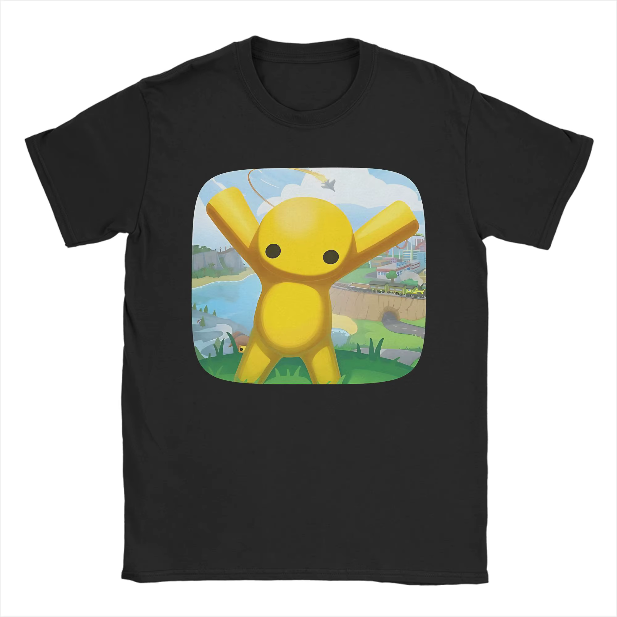 Wobblys Life T-Shirts pour hommes et femmes, t-shirt en coton humoristique, col ras du cou, manches 