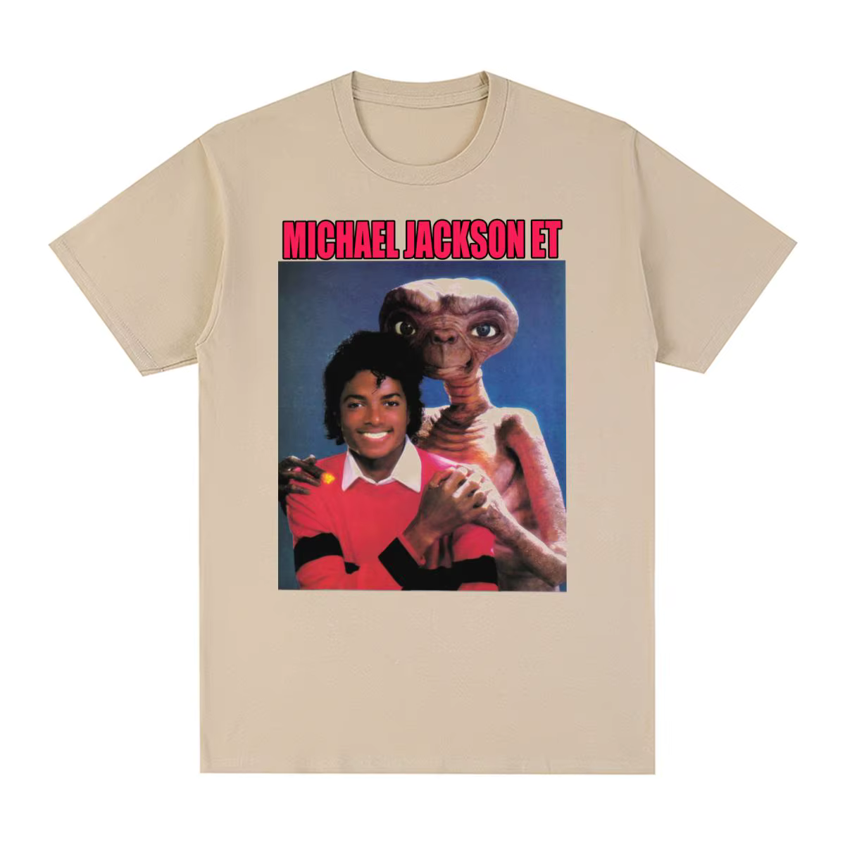 T-shirt homme, Vintage, humoristique, en coton, avec image rétro, chanteur Hip Hop, Michael Jackson 