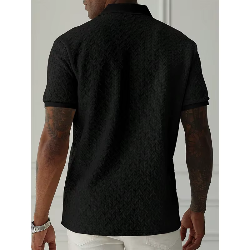 Polo d'été à manches courtes pour hommes, Streetwear, hauts de couleur unie, marque respirante