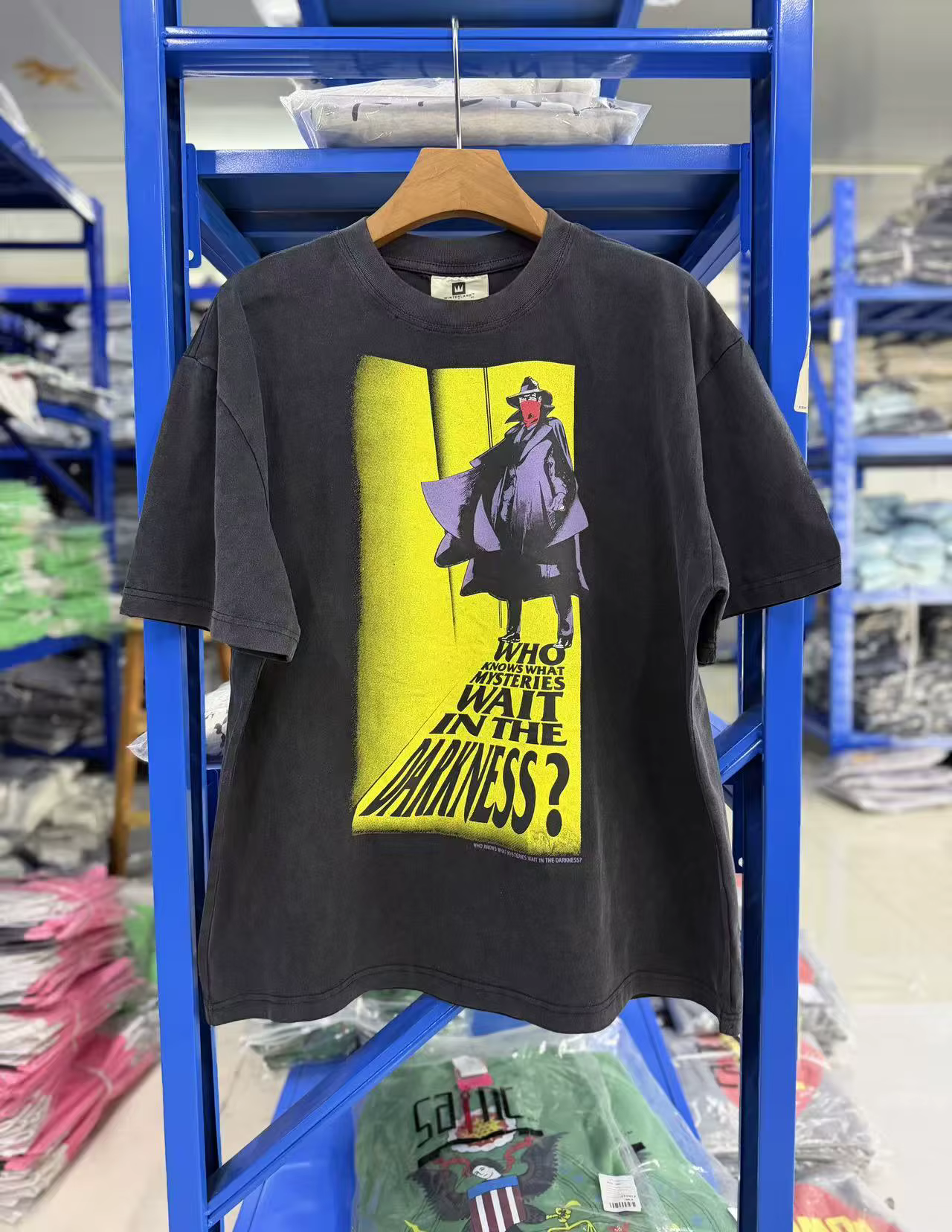 SAINT Vintage 1994 WHO KNOWS WHAT MYSTERIE T-shirt pour hommes et femmes, t-shirt surdimensionné