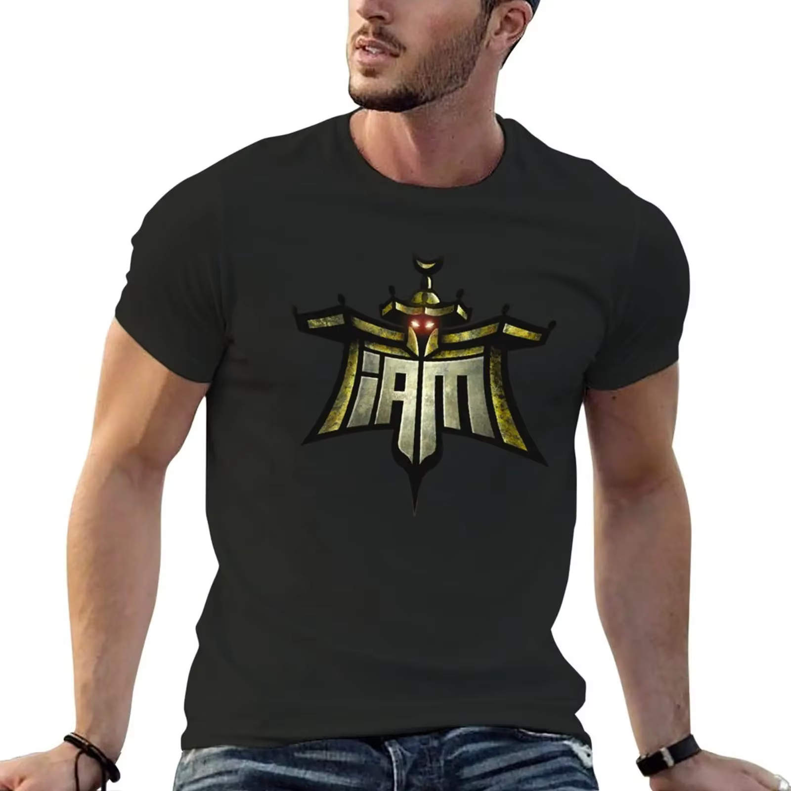 IAM-T-Shirt Surdimensionné pour Homme, Grande Taille, France